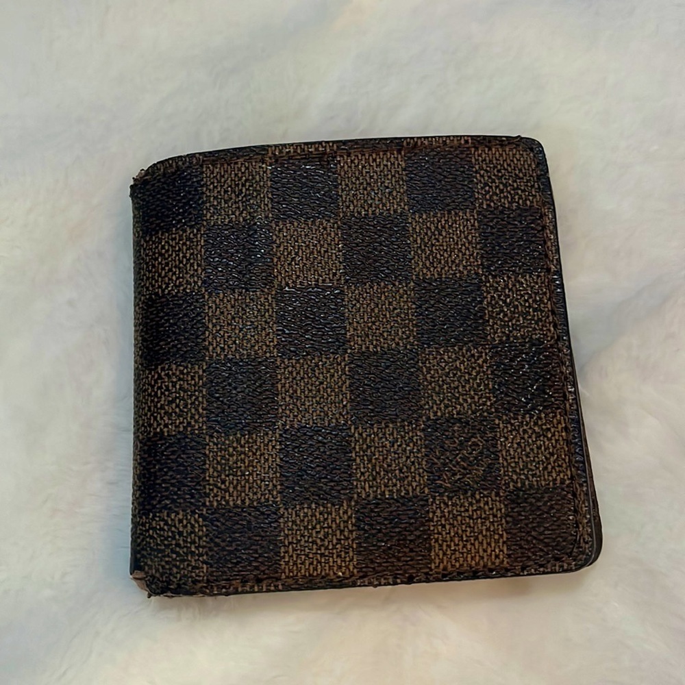 LOUIS VUITTON Authentic Rare Vintage Centenaire Edition Damier Ebene Bifold